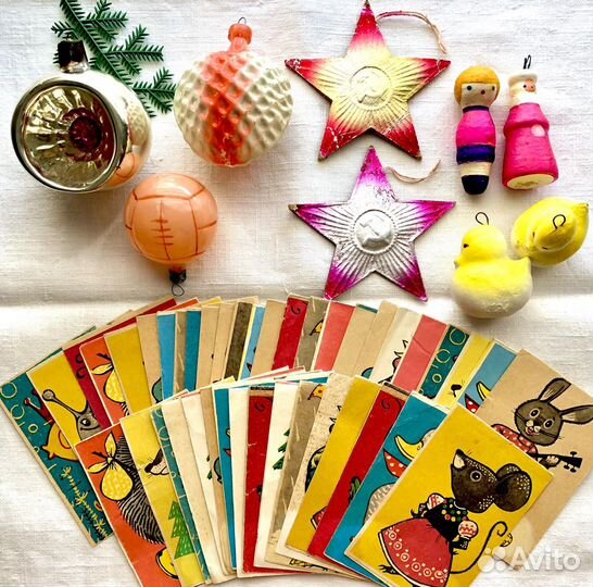 Елочные игрушки СССР