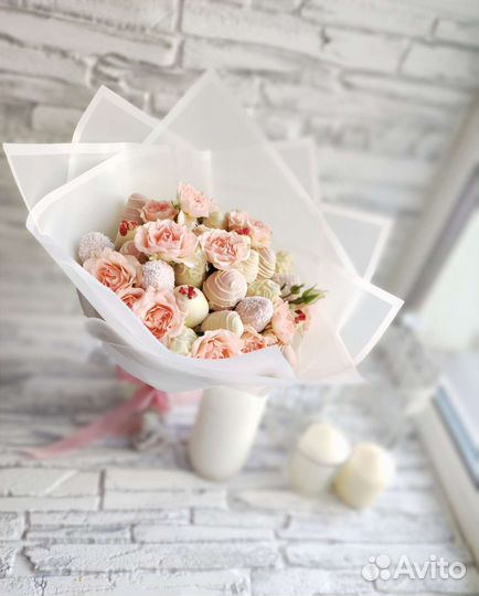 Клубника в шоколаде букеты наборы