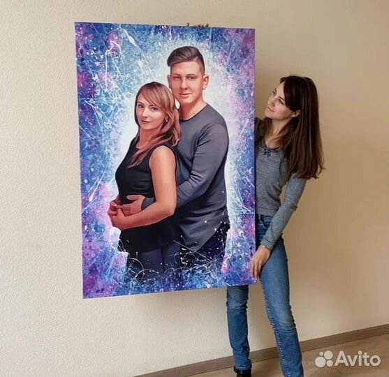 Печать на холсте