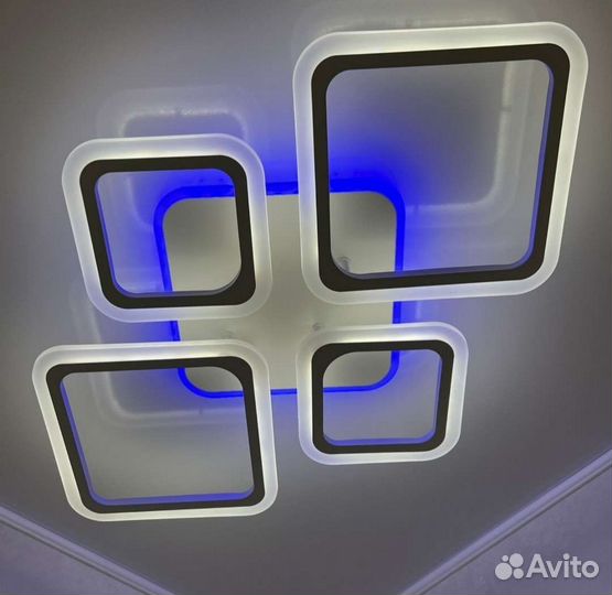 Люстра светодиодная потолочная с пультом 92вт