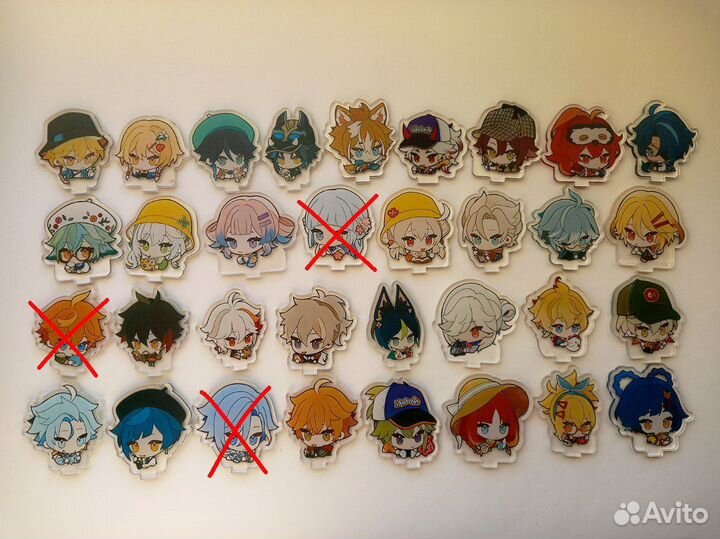 Акриловые мини стенды Геншин импакт