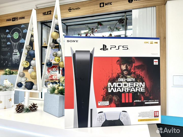 Sony PlayStation 5 с дисководом+ FC24 (Fifa 2024)