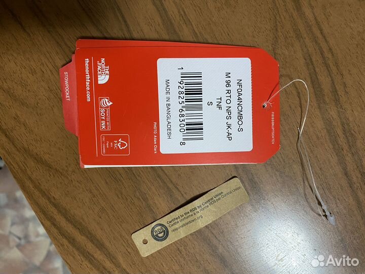 The north face пуховик