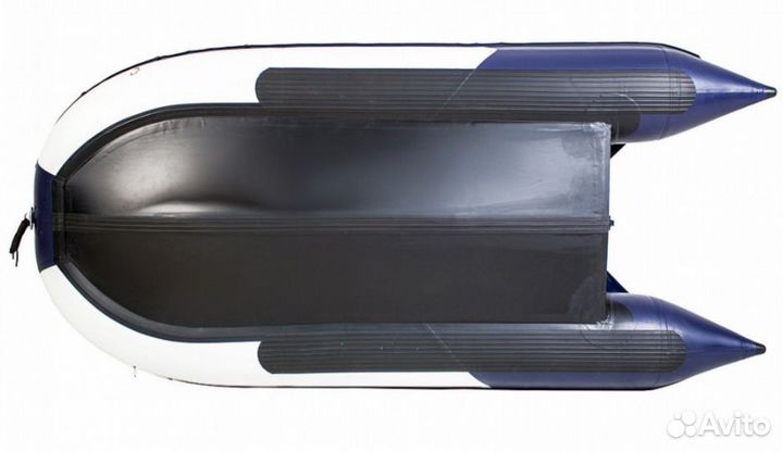 Надувная лодка gladiator D470AL бело/темно-синий