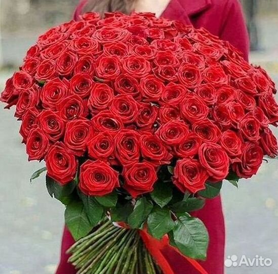 Высокие розы Букеты с доставкой