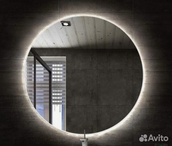 Круглое зеркало с подсветкой Angora