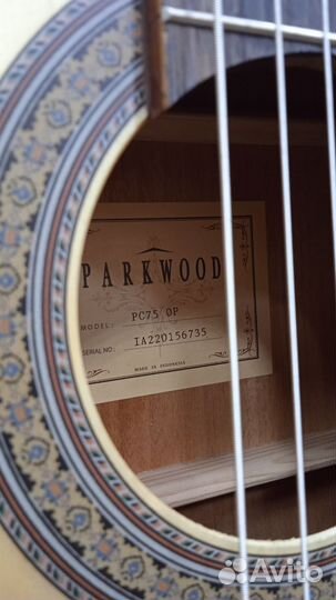 Классическая гитара 3/4 Parkwood PC75 С Чехлом NEW