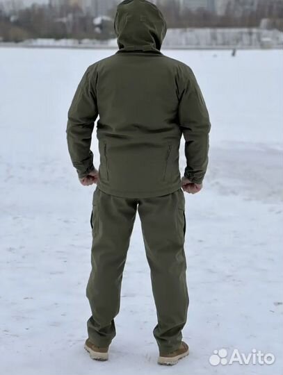 Костюм мужской тактический на флисе Softshell