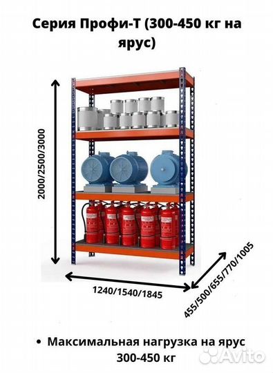 Стеллаж металлический
