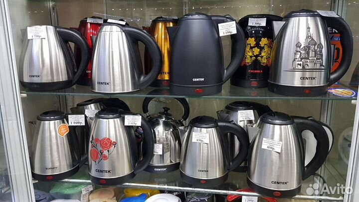 Чайник Delta Гжель керамика, 2.0л, 2000Вт