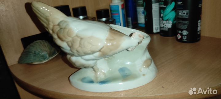 Карандашница. курица с жуком. Городница СССР