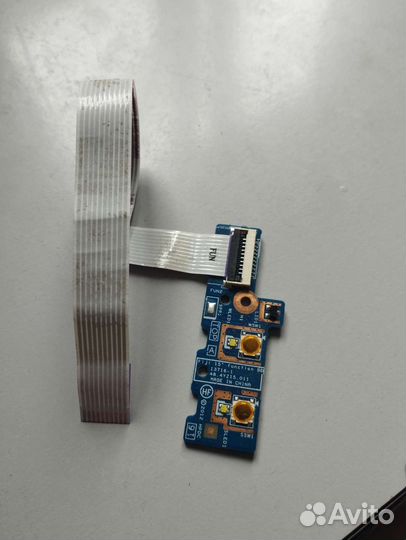 Плата с кнопкой включения hp probook 455 450