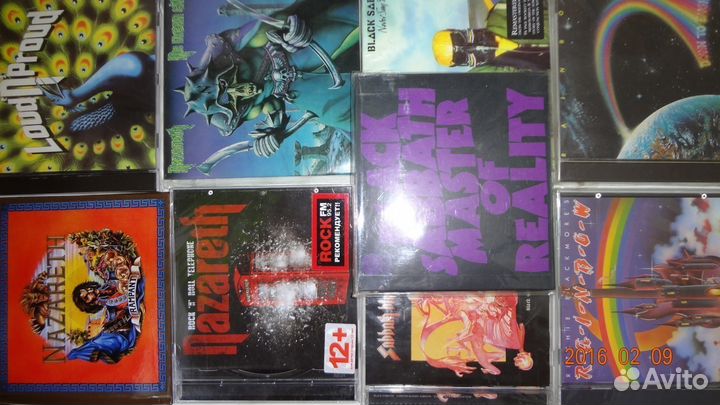 Nazareth, Black Sabbath, Rainbow фирм., лиц. сd