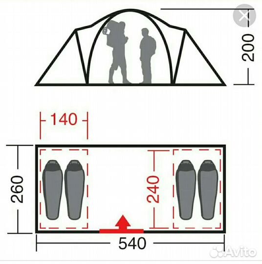 Палатка nova tour calipso 4