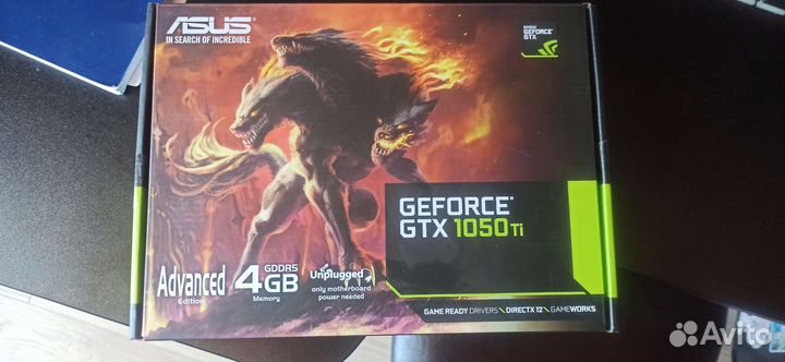 Видеокарта gtx 1050tii 4gb Cerberus