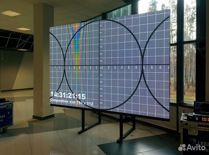 Аренда светодиодного экрана Р2, Р3, Р12 мм