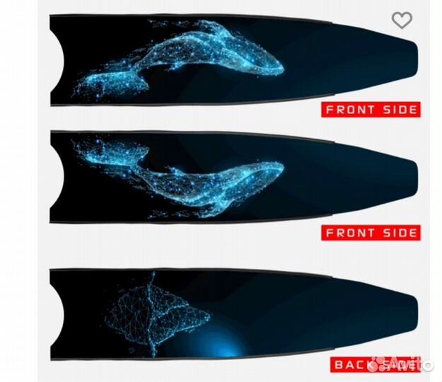 Лопасти Leaderfins Карбон Creature