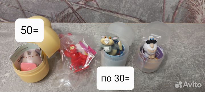 Игрушки из яиц озмо, свитбокс бегемоты и другое