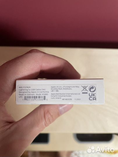 Зарядка iPhone lightning (оригинал)