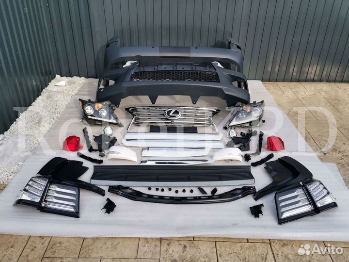Рестайлинг Lexus LX 570 из 07 в 12-15 полный