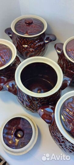 Горшочки для запекания набор 6 шт