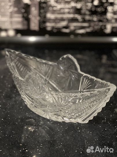 Хрустальная ваза / салатник СССР