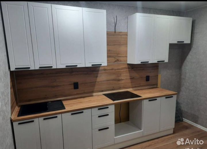 Кухонный гарнитур Белый софт 2.85 см новый модульн