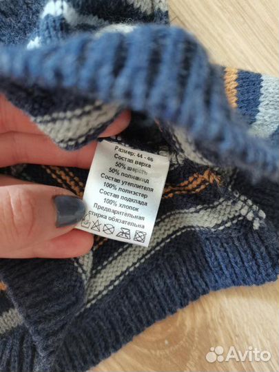 Шапка шлем для мальчика