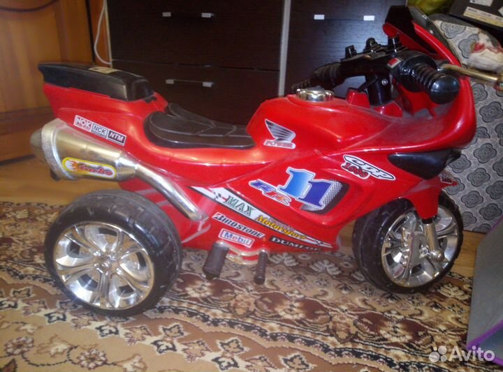 Детский мотоцикл на аккумуляторе бу