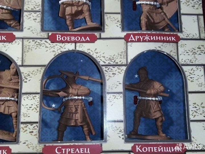Солдатики /Русичи/ игровой набор 6 шт/ резина