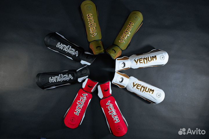 Защита голени и стопы Venum Black