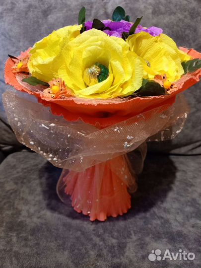 Букет с конфетами