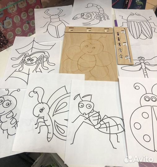 Многоразовые раскраски