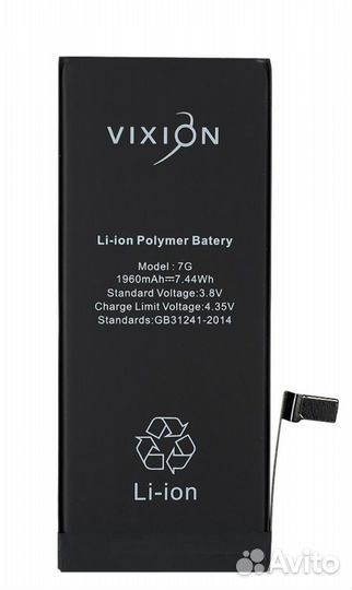 iPhone 7. Аккумулятор. Новый. Vixion