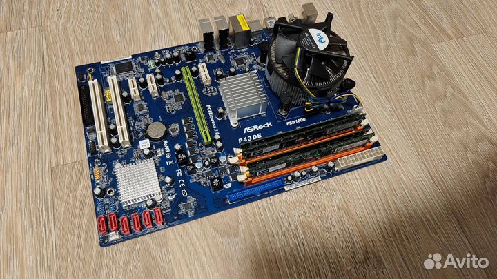 Материнская плата P43DE 775
