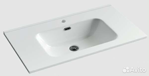 Тумба с раковиной Sancos Cento белый глянец