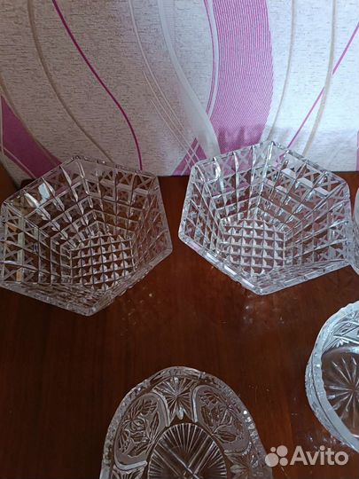 Салатницы хрустальные СССР