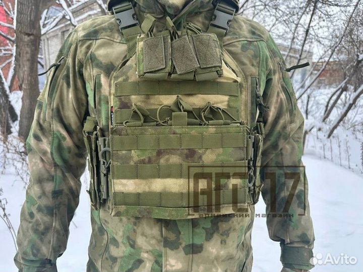 Бронежилет Ратный 5а класса мох, мультикам, олива