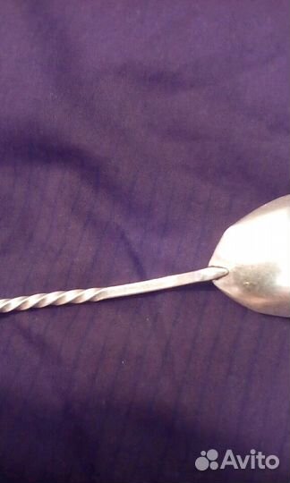 Мельхиоровые ложки и блюдо