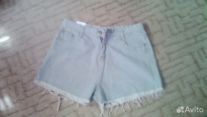 Новые джинсовые шорты 48