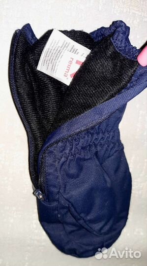 Шапка шлем kivat, варежки reima