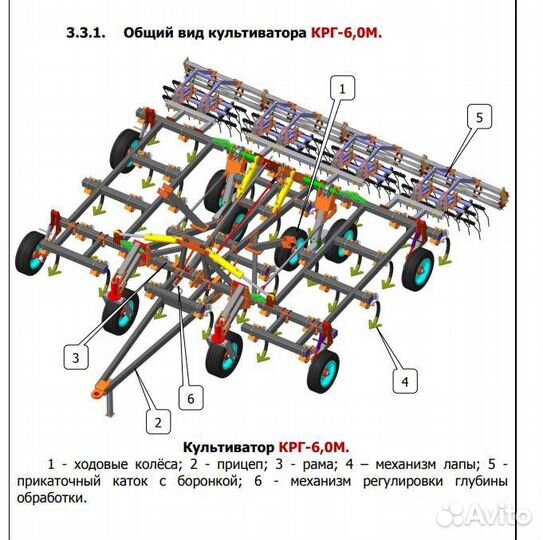 Культиватор АО РТП 