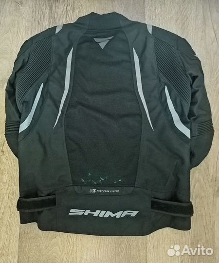 Мотокуртка мужская shima mesh PRO Black