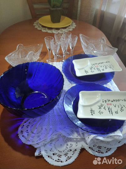 Хрустальные рюмки