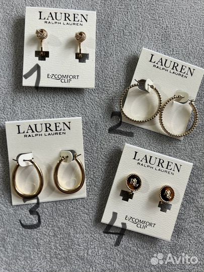 Новые серьги Ralph Lauren