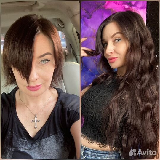 Наращивание волос за 15 минут