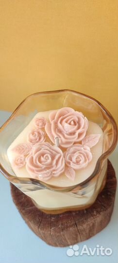 Ароматическая свеча ручной работы