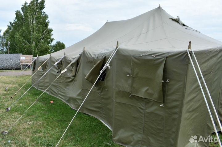 Армейская палатка на 40 человек