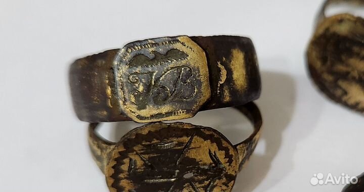 Старинные перстни 17-19 век