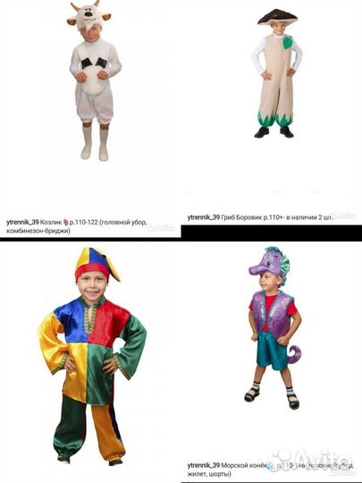 Костюмы жук, муравей